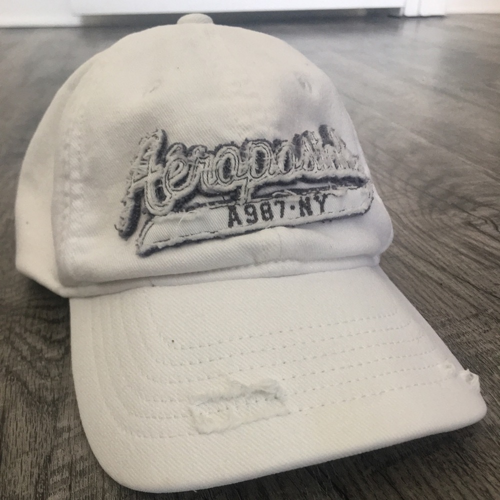 White Aeropostale Baseball Hat